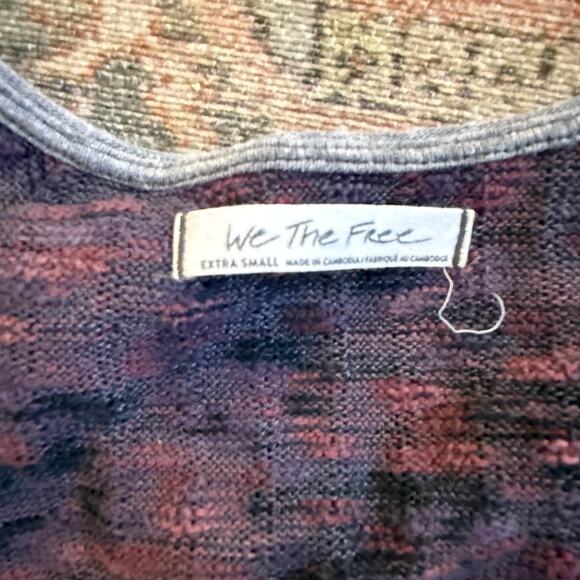 Free People Space Out Long Sleeve Knit Top  - xs - Picture 9 of 13